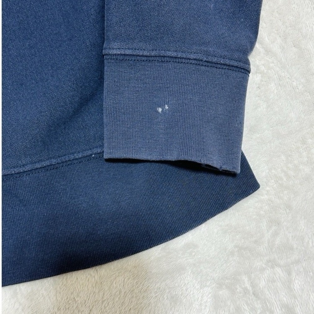 Y2K Old Navy Sweatshirt Athletic Graphic Raglan Mens Large Blue Heavy Weight - Picture 3 of 5